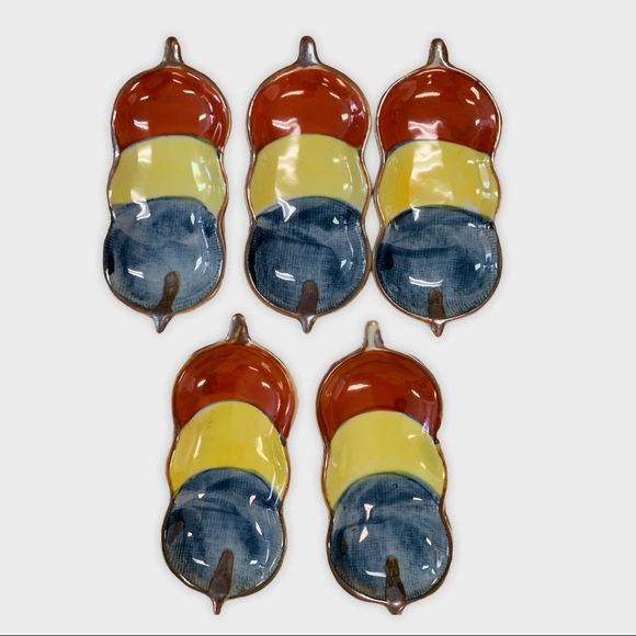 Japanese Soy / Vegetable Dishes Set of 5 - Picture 2 of 6